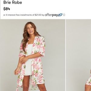 NWT Show Me Your Mumu Brie Robe